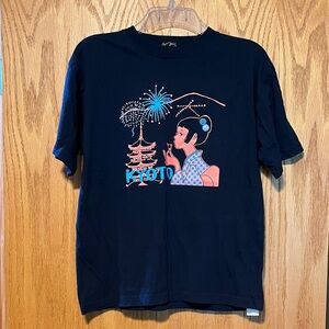 Kyoto Navy Graphic Tee